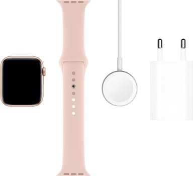 Apple Watch Series 5 44mm (guld alu/rosa sand sportband)