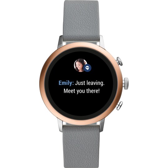 Fossil Q Venture Gen. 4 smartwatch (roseguld/grå)