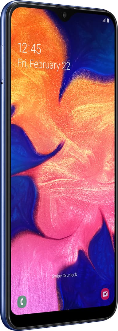Samsung Galaxy A10 smartphone (blå)