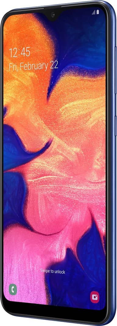 Samsung Galaxy A10 smartphone (blå)
