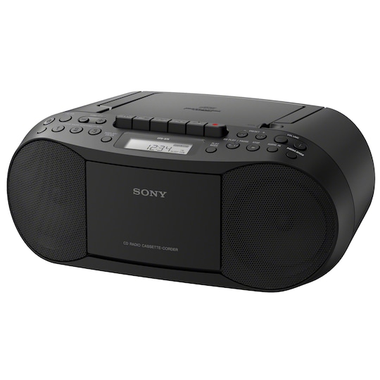 Sony CD-spelare med FM-radio & kassett CFD-S70