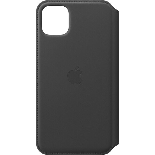 iPhone 11 Pro Max Folio läderfodral (svart)