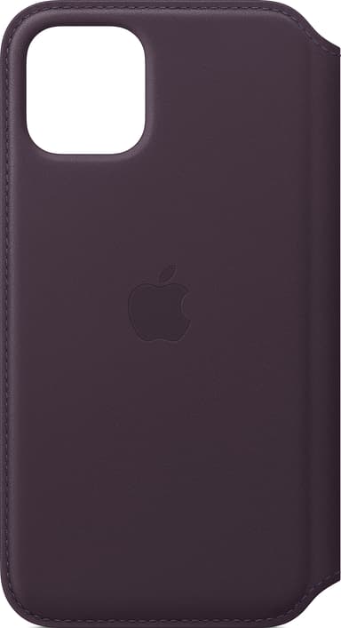 iPhone 11 Pro Folio läderfodral (aubergine)