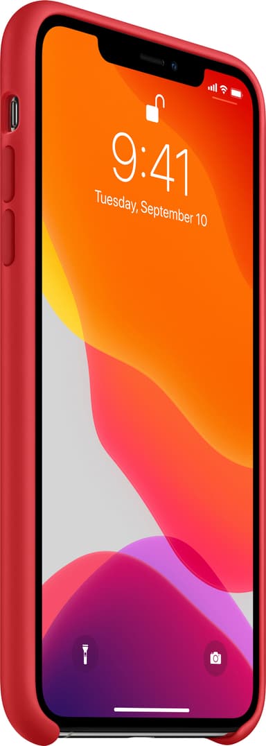 iPhone 11 Pro Max silikonskal (röd)