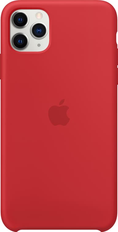 iPhone 11 Pro Max silikonskal (röd)