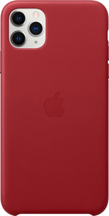 iPhone 11 Pro Max läderfodral (röd)