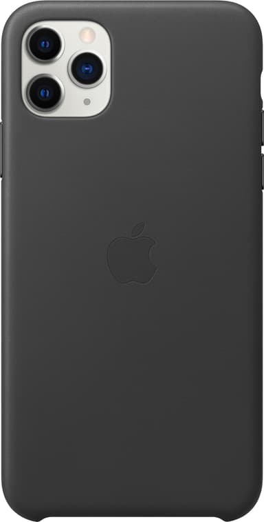 iPhone 11 Pro Max läderfodral (svart)