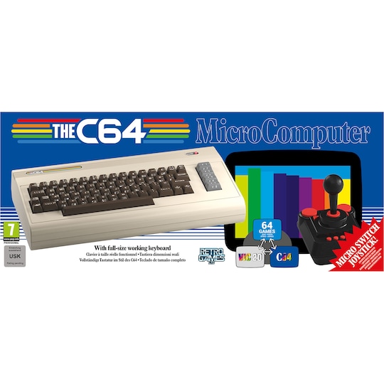 C64 - Commodore 64 fullstorleks konsol