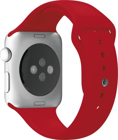 Puro Icon silikon sportarmband för Apple Watch 42-44 mm (röd)