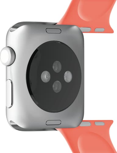 Puro Icon silikon sportarmband för Apple Watch 38-41 mm (korall)