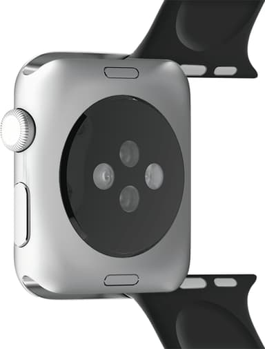 Puro Icon silikon sportarmband för Apple Watch 42-45 mm (svart)