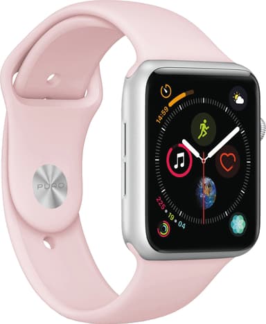 Puro Icon silikon sportarmband för Apple Watch 38-41 mm (rose)