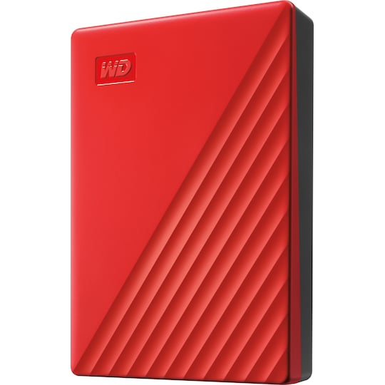 WD My Passport bärbar hårddisk 4 TB (röd)