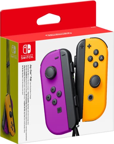 Nintendo Switch Joy-Con kontroller par (neonlila+orange)