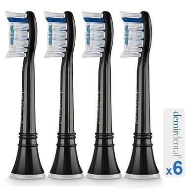Demirdental Black Tandborsthuvud till Philips Diamond Clean 6-Pack