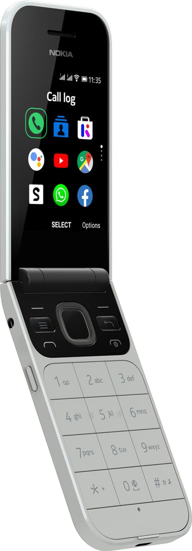 Nokia 2720 Flip mobiltelefon (grå)