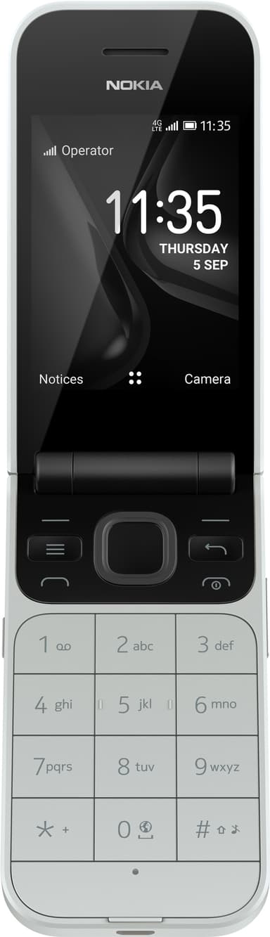 Nokia 2720 Flip mobiltelefon (grå)