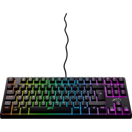 Xtrfy K4 RGB mekaniskt gaming tangentbord utan numerisk knappsats