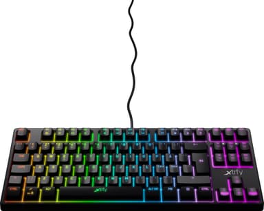 Xtrfy K4 RGB mekaniskt gaming tangentbord utan numerisk knappsats