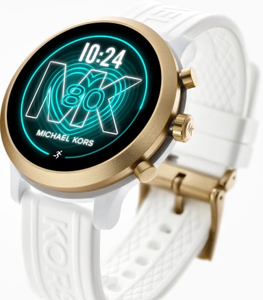 Michael Kors Access MKGO smartwatch 43 mm (guld/vit) - Elgiganten