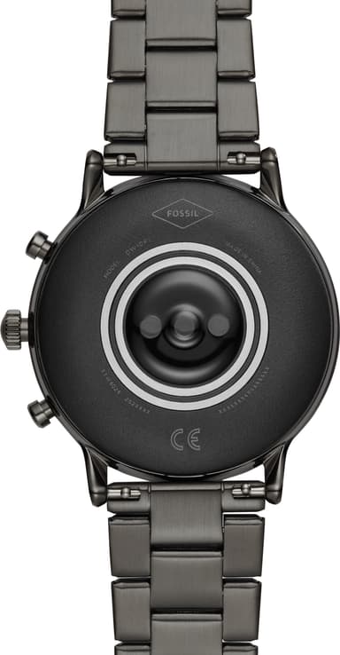 Fossil Carlyle HR Gen. 5 smartwatch 44 mm rostfritt stål (rökfärgad)