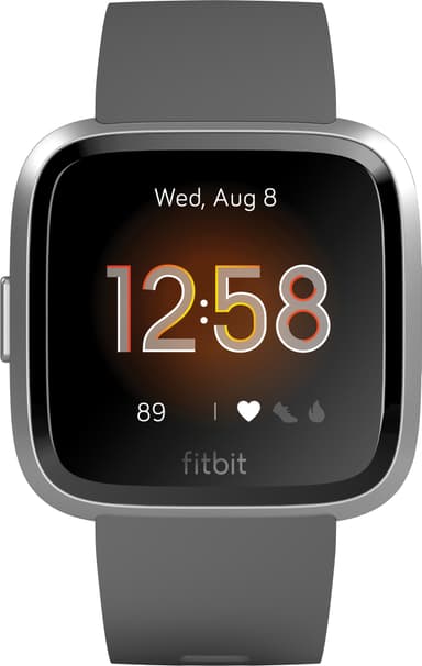 Fitbit Versa Lite smartwatch (mörkgrå)