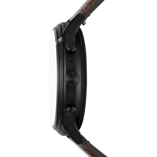Fossil Carlyle HR Gen. 5 smartwatch 44 mm läder (brun/svart)