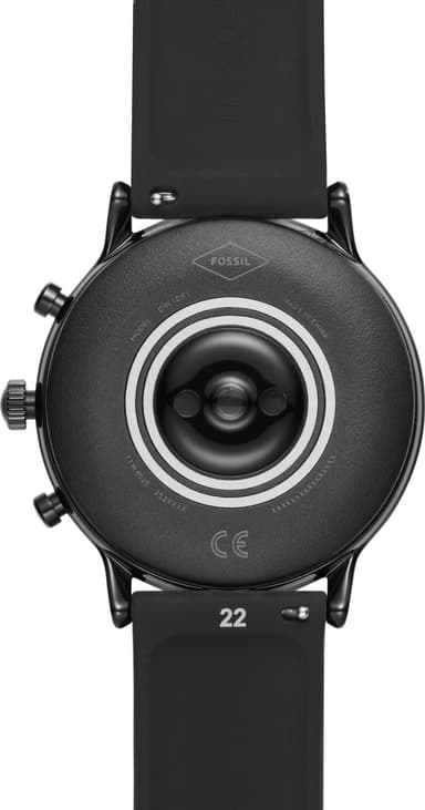 Fossil Carlyle HR Gen. 5 smartwatch 44 mm silikon (svart)