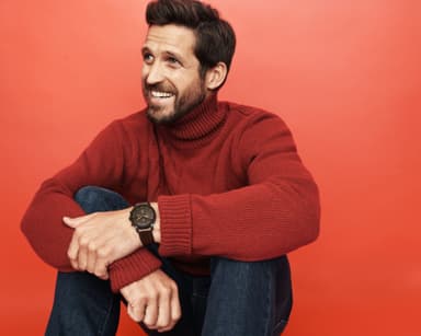 Fossil Collider Hybrid smartwatch 42 mm (brun)