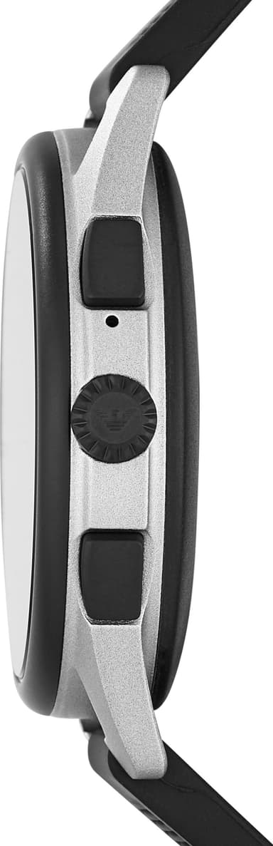 Emporio Armani Connected Matteo Gen. 5 smartwatch 44 mm (silver/svart)