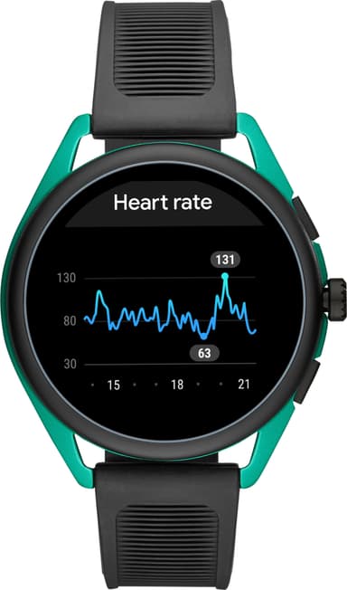 Emporio Armani Connected Matteo Gen. 5 smartwatch 44 mm (turkos/svart)