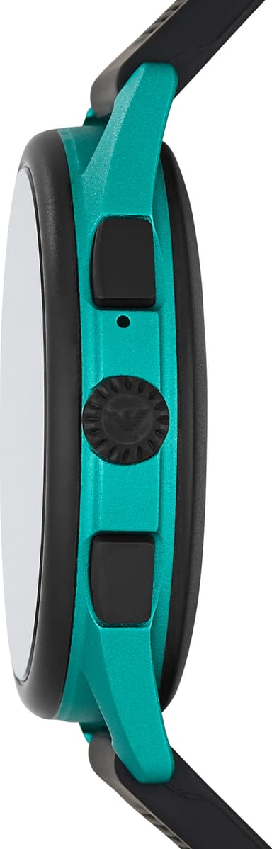 Emporio Armani Connected Matteo Gen. 5 smartwatch 44 mm (turkos/svart)