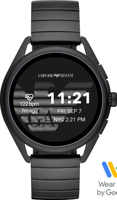 Emporio Armani Connected Matteo Gen. 5 smartwatch 44 mm svart