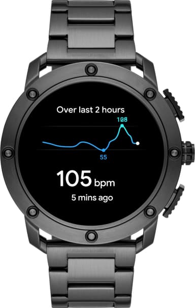 Diesel Axial smartwatch 48 mm (mörkgrå)