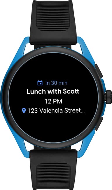 Emporio Armani Connected Matteo Gen. 5 smartwatch 44 mm bla svart