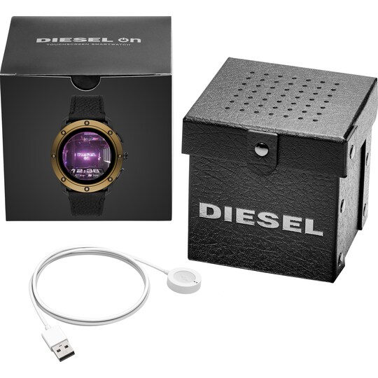 Diesel Axial smartwatch 48 mm (brons/svart)