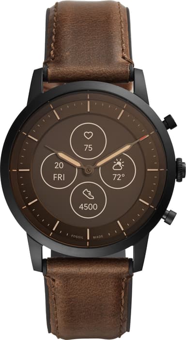 Fossil Collider Hybrid smartwatch 42 mm (brun)