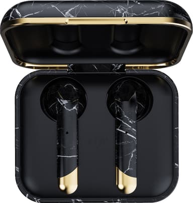 Happy Plugs Air 1 trådlösa in ear- hörlurar (svart marmor)
