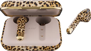Happy Plugs Air 1 trådlösa in ear- hörlurar (leopard)