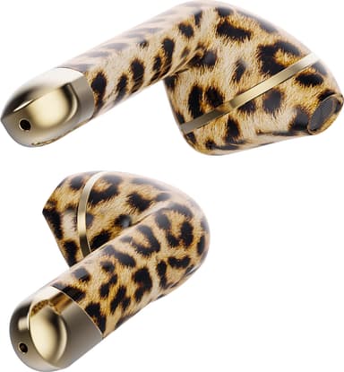 Happy Plugs Air 1 trådlösa in ear- hörlurar (leopard)