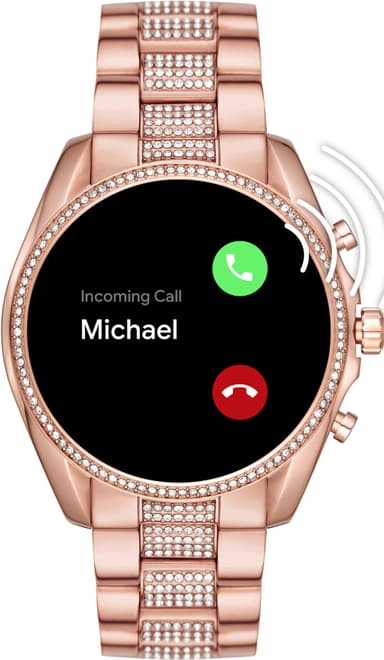 Michael Kors Access Bradshaw 2 smartwatch 44 mm (roséguld/pavé)