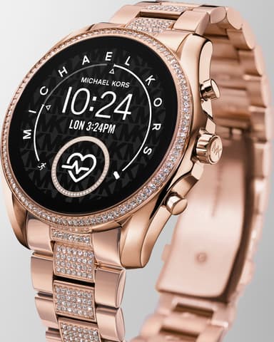 Michael Kors Access Bradshaw 2 smartwatch 44 mm (roséguld/pavé)