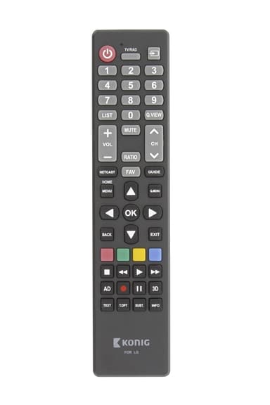 König Förprogrammerad Fjärrkontroll LG