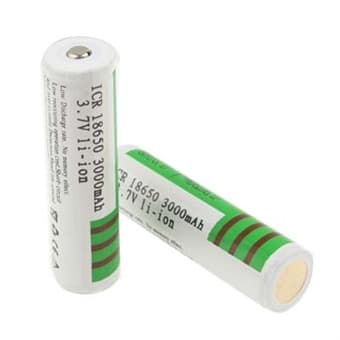 Sky Ray ICR batteri 18650 3000mAh - 2Pack