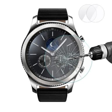 Skärmskydd i härdat glasSamsung Gear S3 - 2PACK