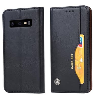Plånboksfodral med ställ Samsung Galaxy S10+ Svart