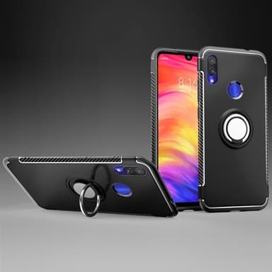 Skyddsfodral med ring Xiaomi Redmi Note 7 Svart