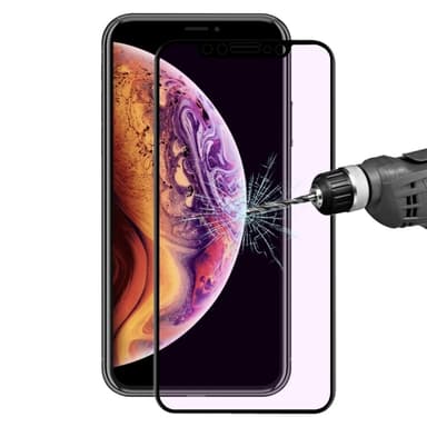 ENKAY Tempererat Skärmskydd 9H 3D iPhone XR / iPhone 11 Svart Ram