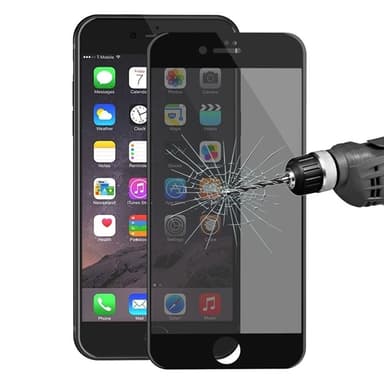 Sekretess-skärmskydd i härdat glas för iPhone 8 / 7 - fullskärmsskydd
