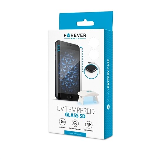 UV tempererat glas 5D - Huawei Mate 20 Pro